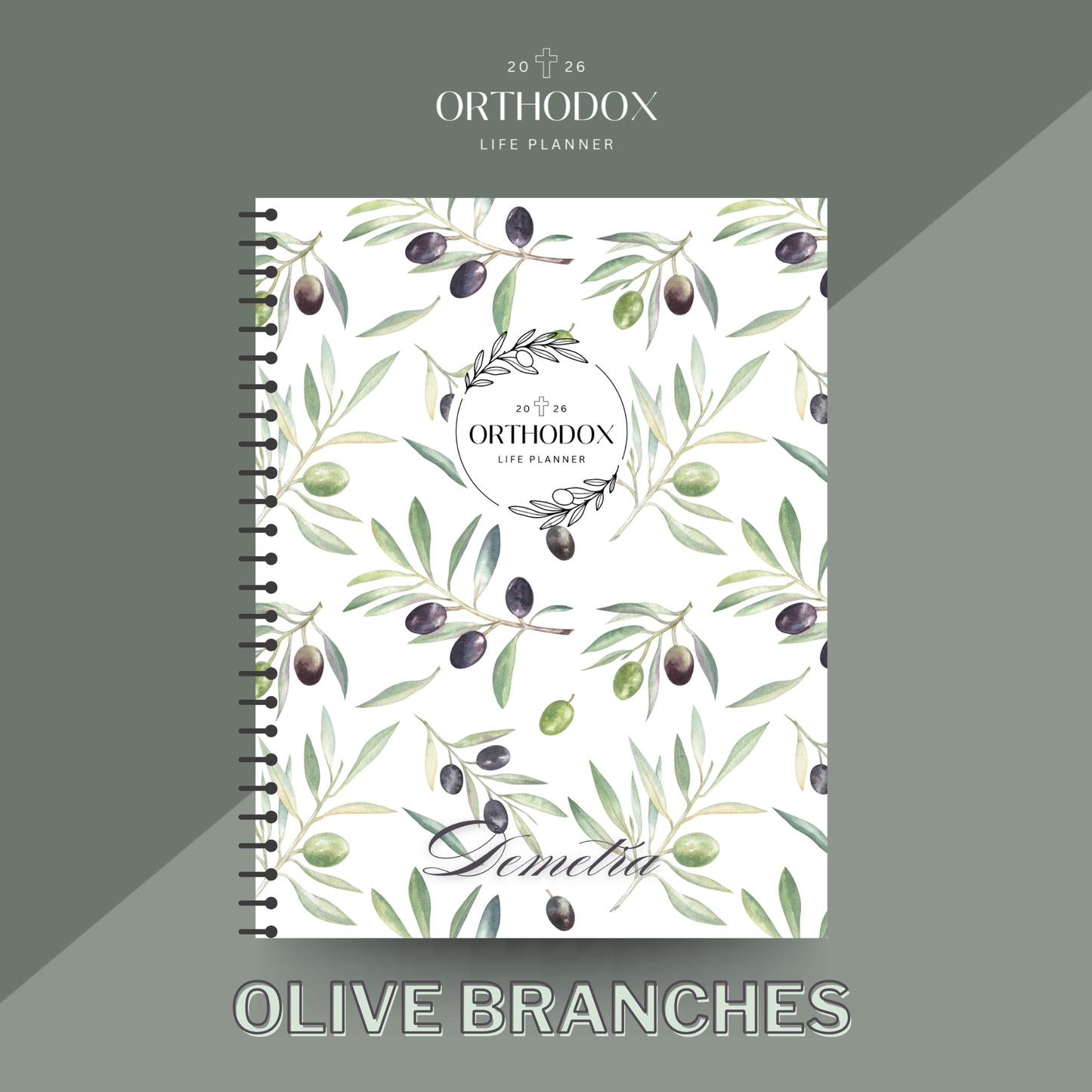 2026 Orthodox Life Weekly Planner - Olive Branches