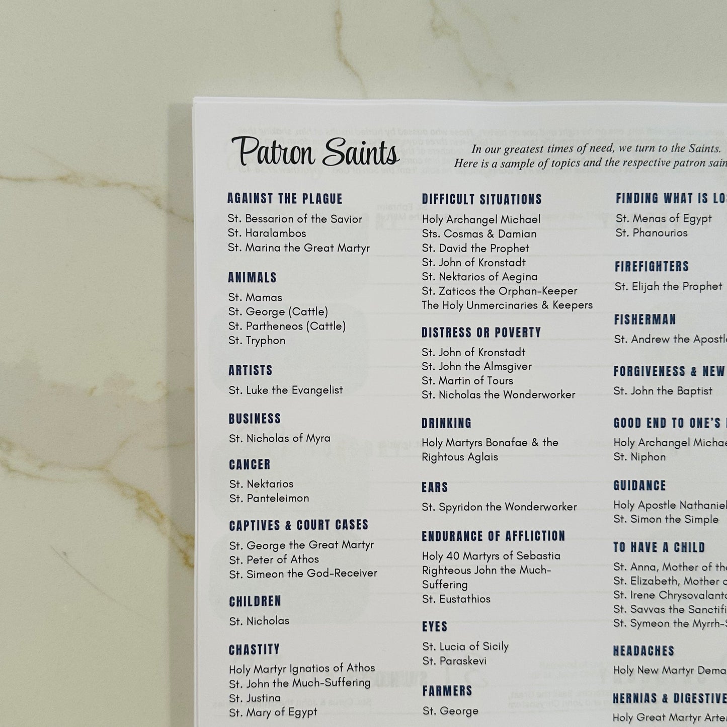2026 Orthodox Life Monthly Planner - Greek Doors