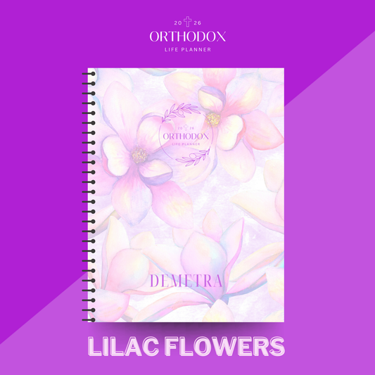 2026 Orthodox Life Weekly MINI Planner - Lilac Flowers