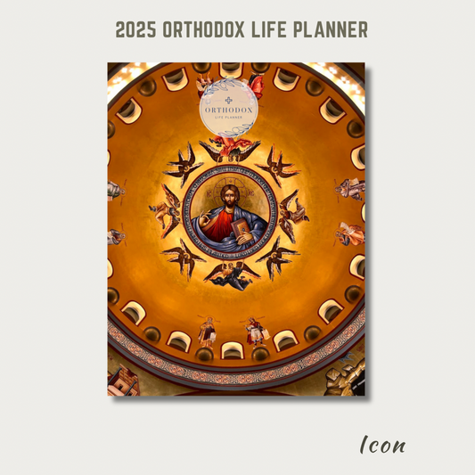 2025 Orthodox Life Monthly Planner - Icon Cover